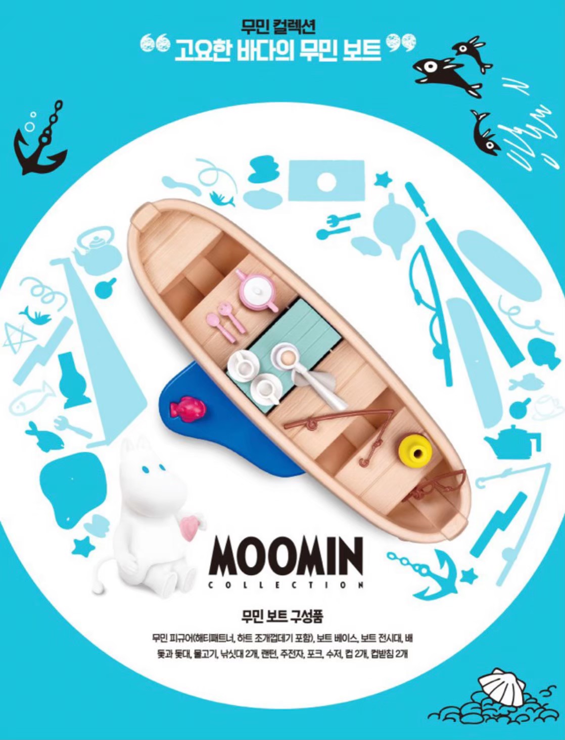 ฟิกเกอร์ Moomin Collection Vol.1-5 by Academy Hobby Model Kits