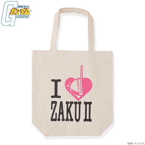 PRE-ORDER : Mobile Suit Gundam I LOVE MOBILE SUIT Tote Bag