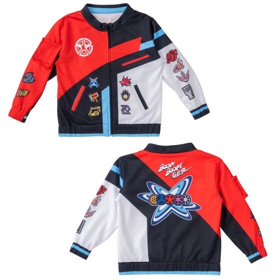 PRE-ORDER : Bakuage Sentai Boonboomger Champion Boonboomger Bun Red Cosplay Jacket for Children