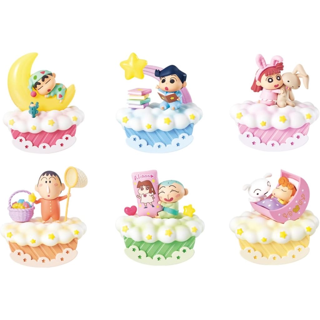 Crayon Shin-Chan - Good Night, Shinchan by Re-Ment (Set of 6)