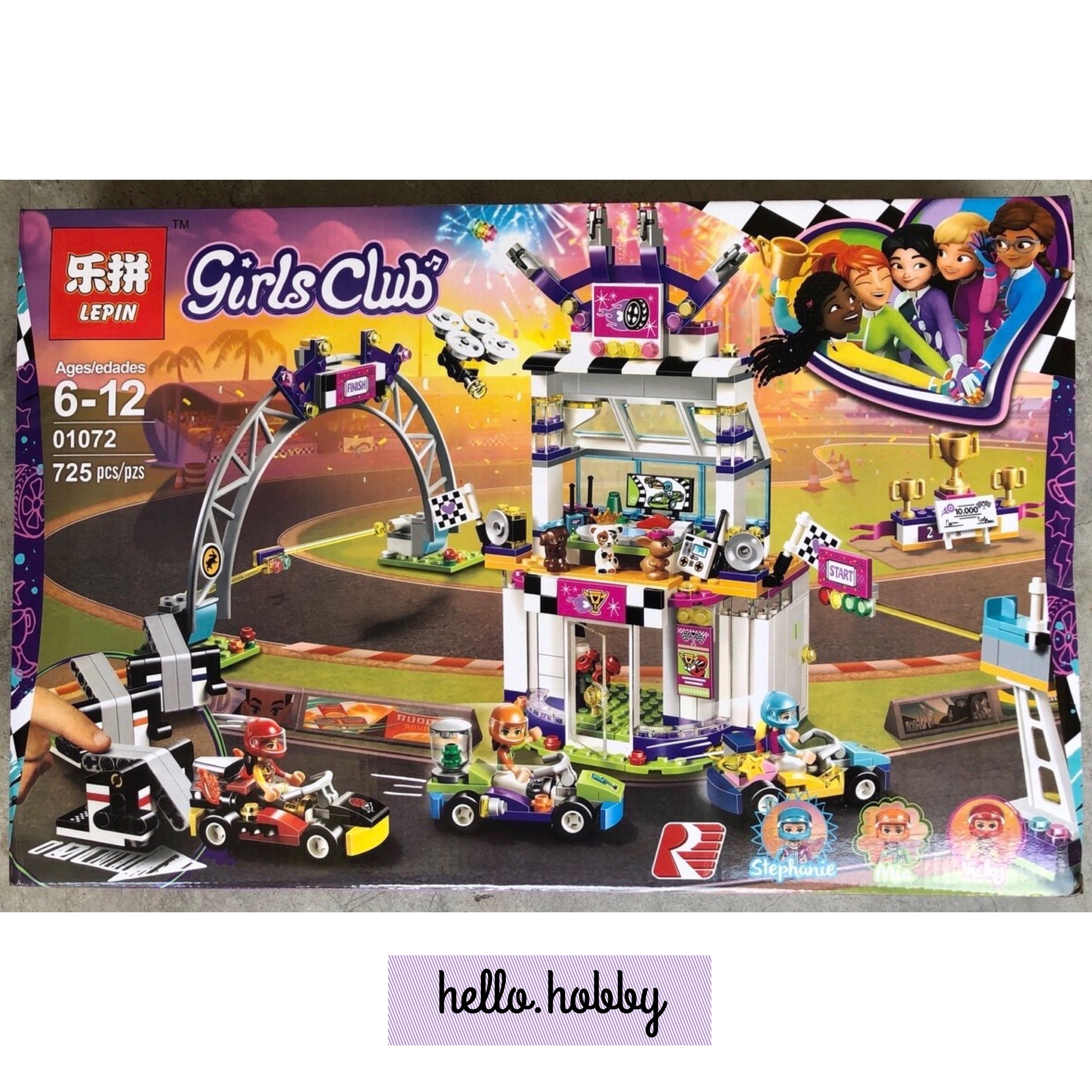 Lepin 01072 Friends The Big Race Day 725pcs