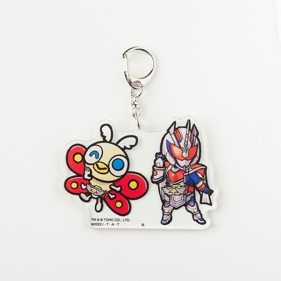 PRE-ORDER : Kamen Rider Gotchard x Chibi Godzilla's Counterattack Acrylic Keychain (5 types)