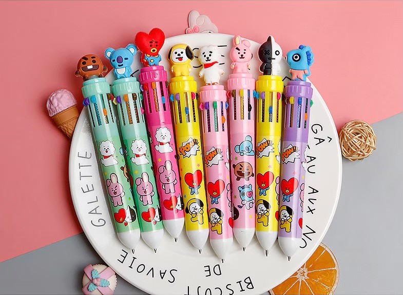 ปากกาลูกลื่น BT21 10สี ขนาด 0.5mm 29฿ 💥💥