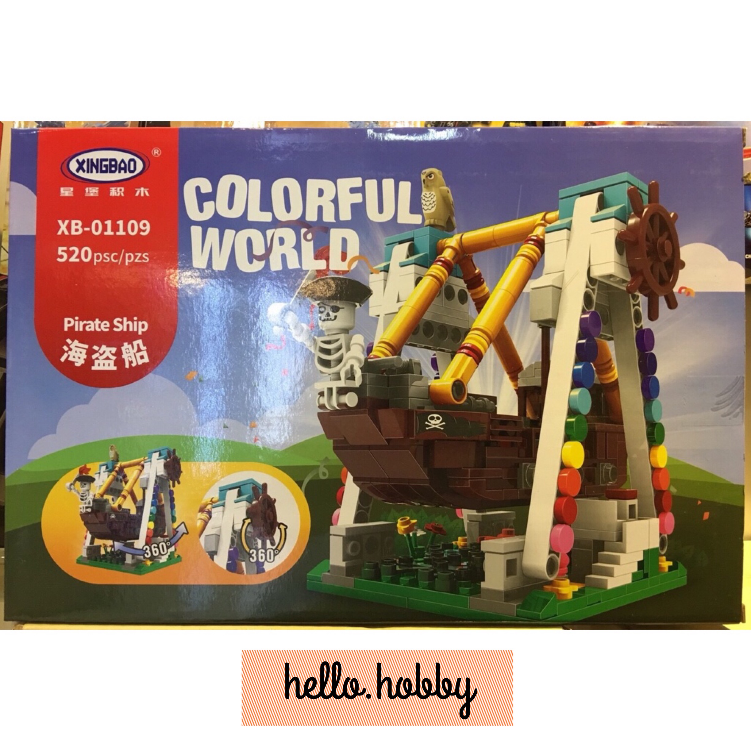 Xingbao XB-01109 Colorful World Pirate Ship 520pcs
