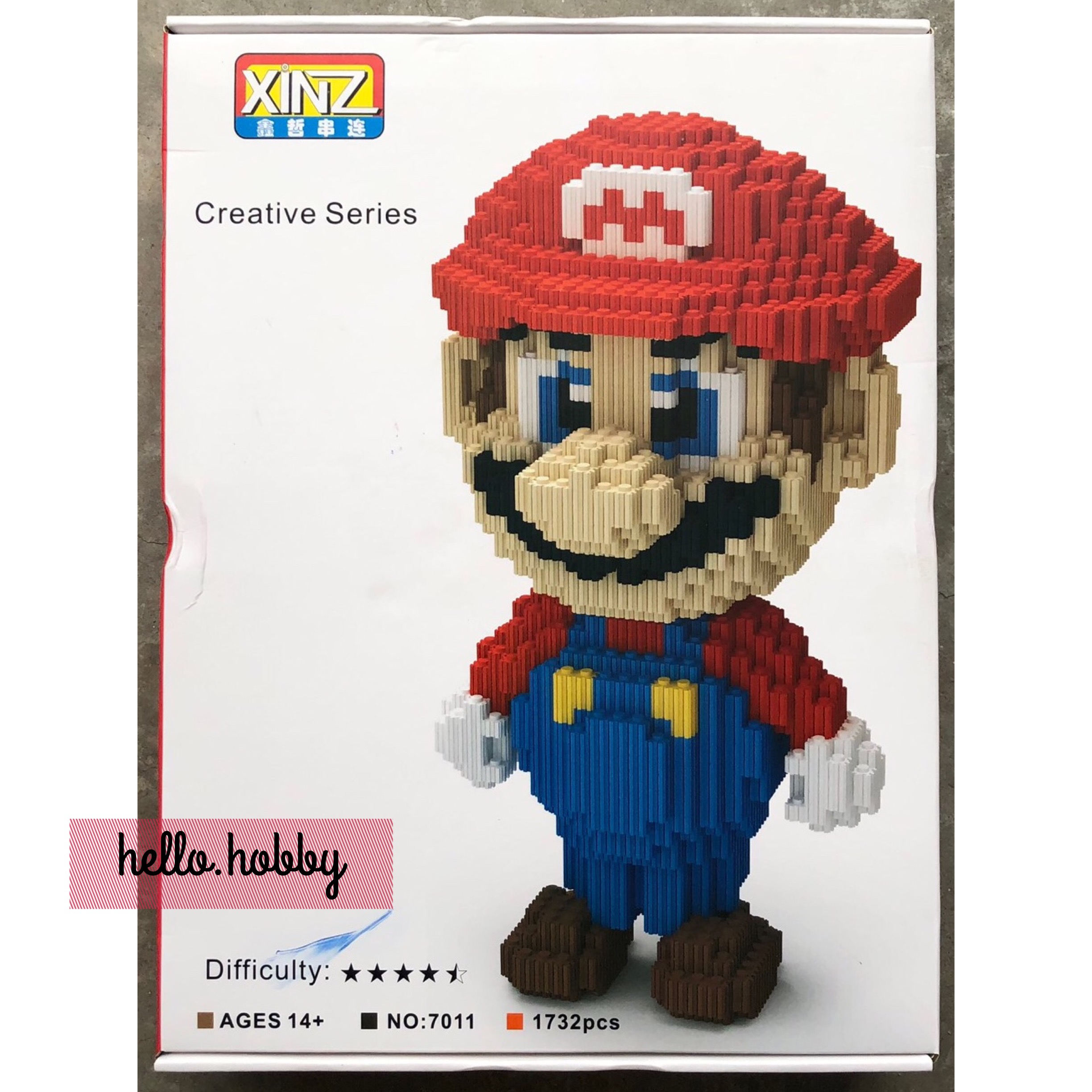 Xinz 7011 Super Mario Bros. Mario 1732pcs