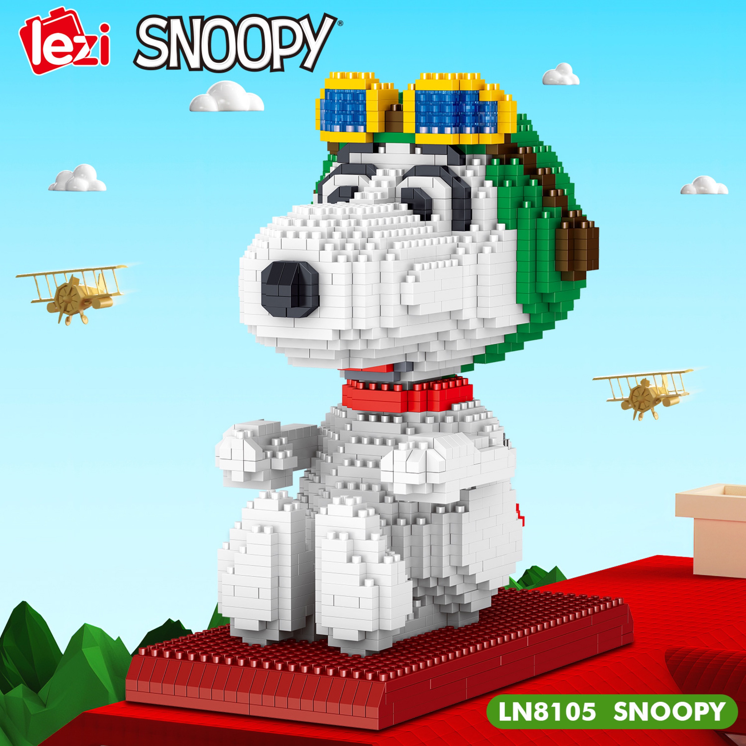 Lezi 8101-8105 Snoopy