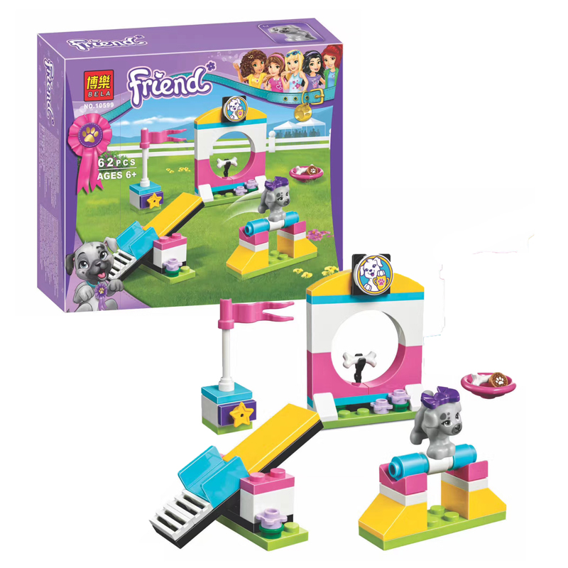 Bela 10599 Friends Puppy Playground 62pcs