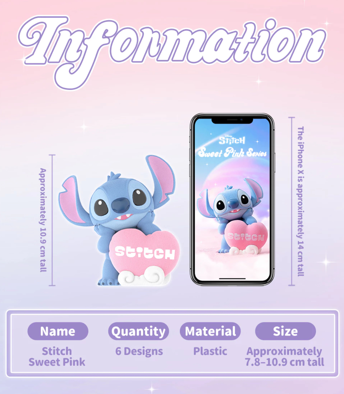 Disney - Stitch - Sweet Pink Series by 52Toys