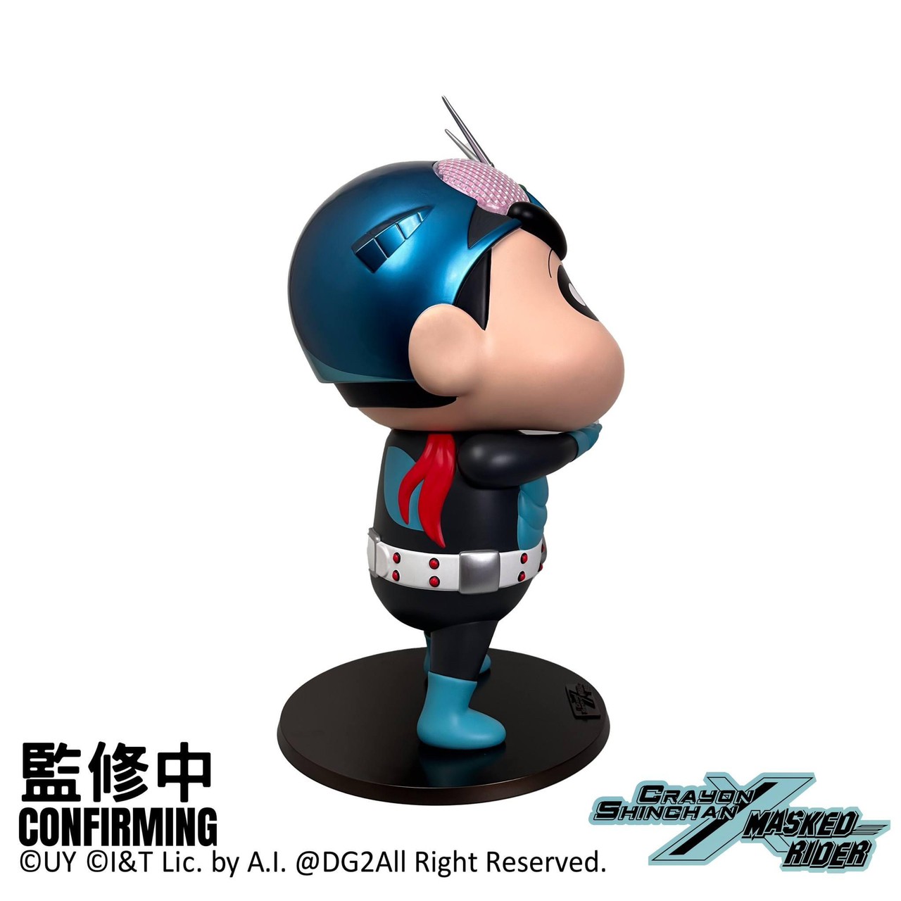 Pre-order : *Limited 300 pcs* Crayon Shin-chan x Kamen Rider 1 Soft Vinly Figure (70 cm!) by DGSquared