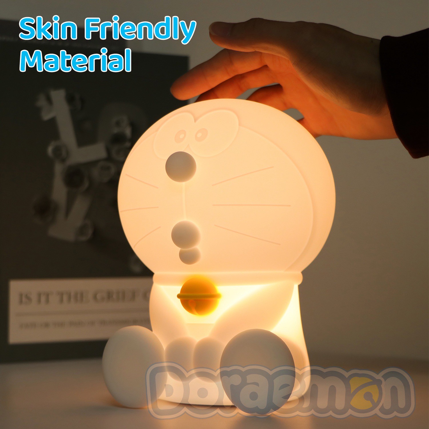 โคมไฟโดราเอม่อน ลิขสิทธิ์แท้ - Doraemon Sleep Companion Pat Night Light Series LED Lamp by ROCK