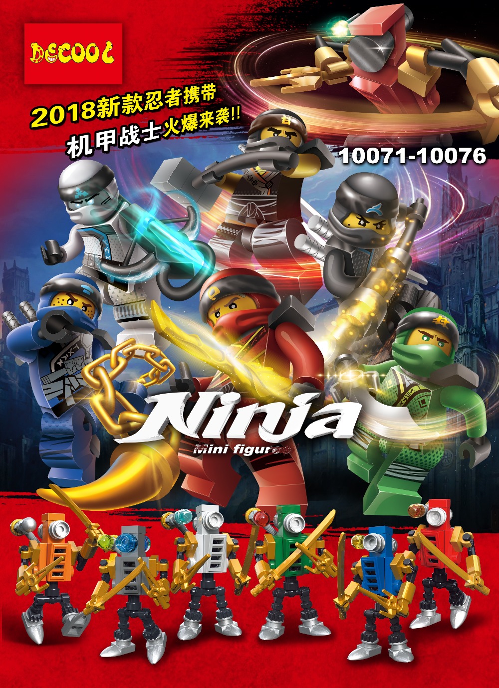Decool 10071-10076 Ninjago
