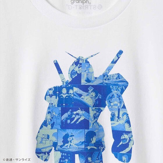PRE-ORDER : STRICT-G graniph "Mobile Suit Gundam" Short Sleeve T-Shirt