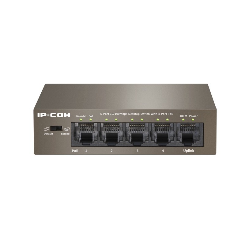 IP-COM F1105P 5-Port Fast Ethernet Umanaged PoE Switch with 4-Port PoE