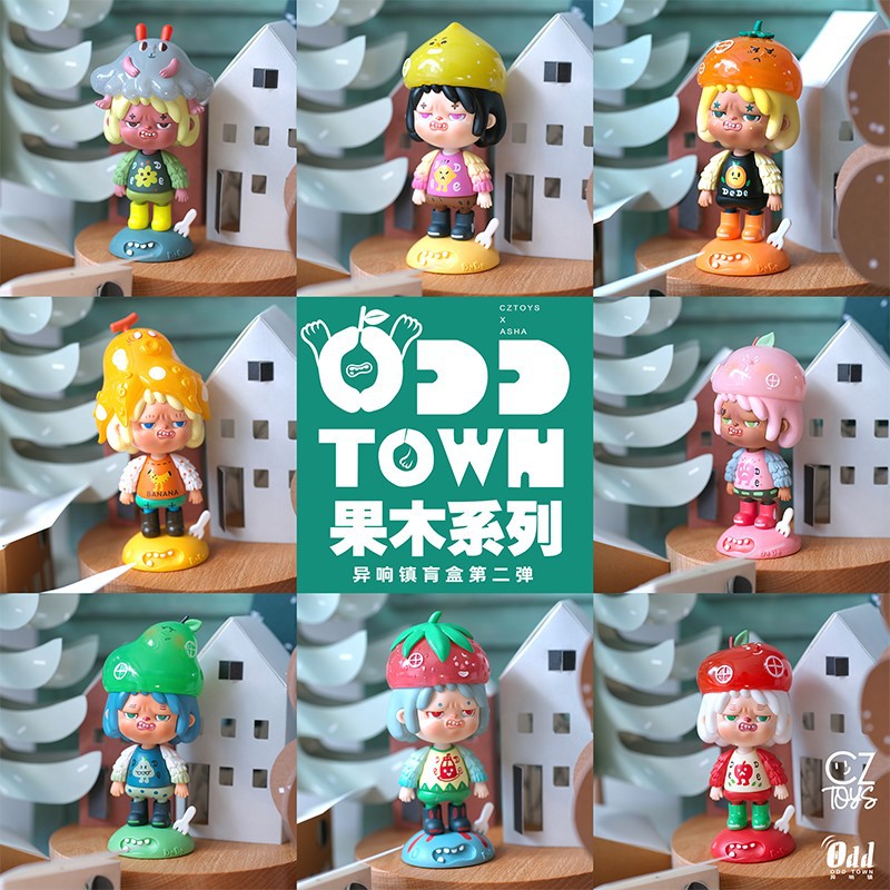 Odd Town Fruit Series By CZTOYS x ASHA (Set of 8+1secret)