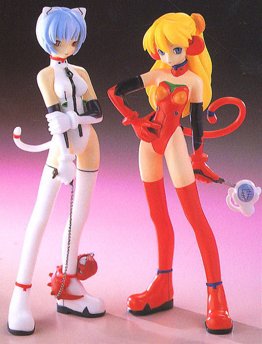 Neon Genesis Evangelion - REI AYANAMI & ASUKA LANGLEY SORYU Grimrock Mix Edition by Kaiyodo