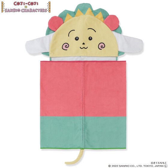 PRE-ORDER : Coji-Coji x Sanrio Characters Narikiri Hooded Towel (2 types in total)