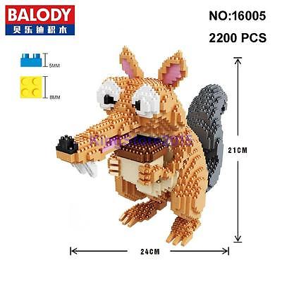 Balody 16005 Scrat Squirrel 2200pcs