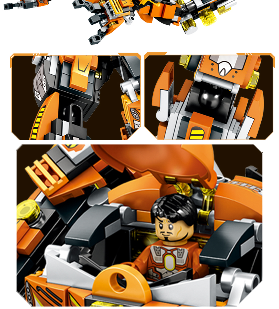 Sembo 60020 MK36 Iron Man Hulkbuster Mech 507pcs