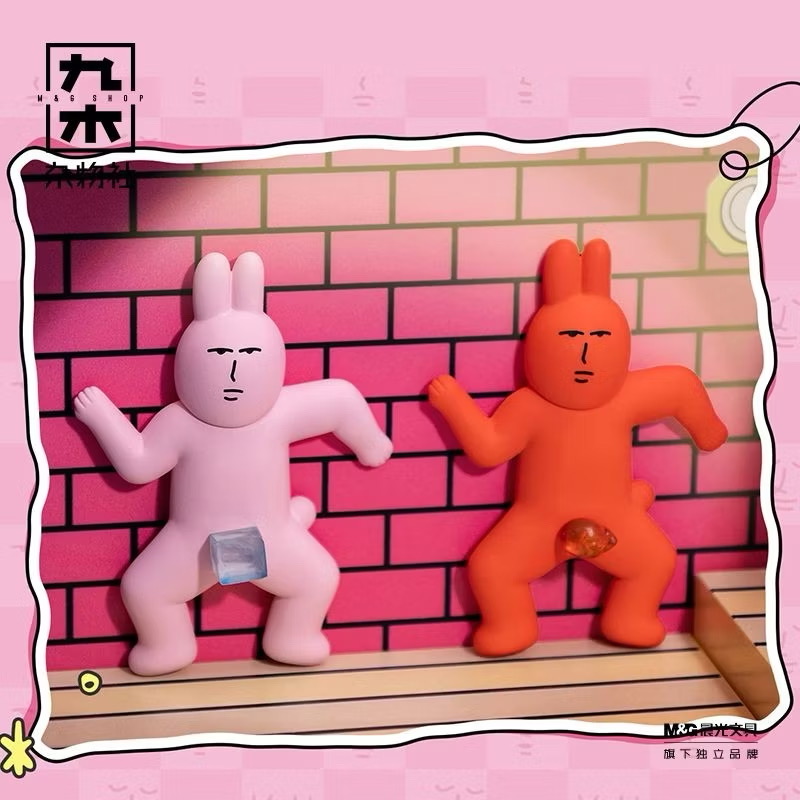 โมเดล น้องกระต่ายท่ายาก ได้ 1 ตัว | My Friend Rabbit Magic Yoga Series