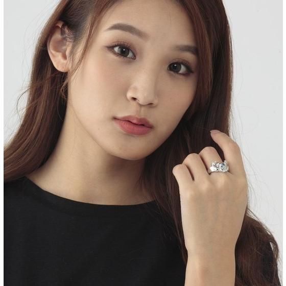 PRE-ORDER : Ultraman R/B Color Timer Design Silver925 Ring