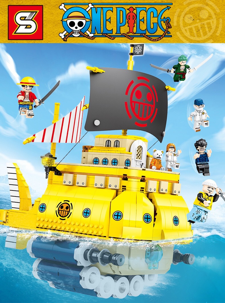 Sy 6295 One Piece Submarine 1214pcs