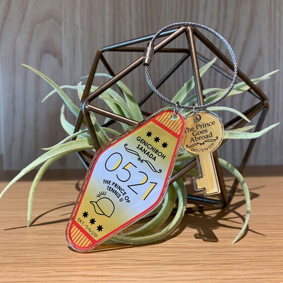 PRE-ORDER : The Prince of Tennis Abroad Room Keychain with Key Charm