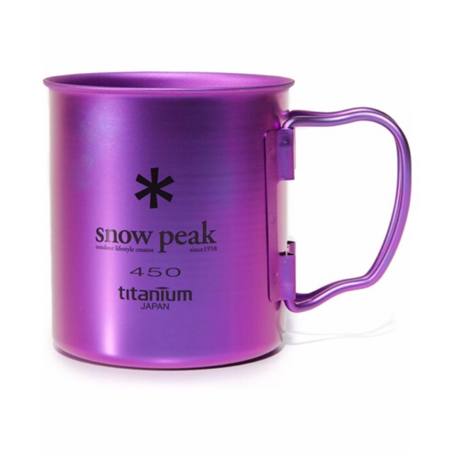 Snow Peak Ti Single Cup 450 Purple