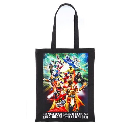 PRE-ORDER : "King-Ohger VS Donbrothers" "King-Ohger VS Kyoryuger" Luxurious 2 Features Tote Bag (Vertical)