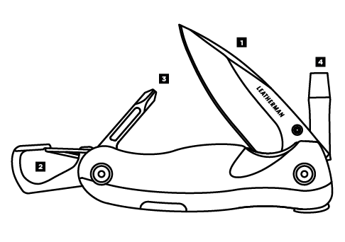 มีด Leatherman C33T