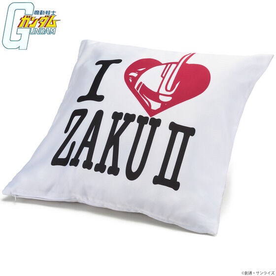 PRE-ORDER : Mobile Suit Gundam I LOVE MOBILE SUIT Cushion Cover