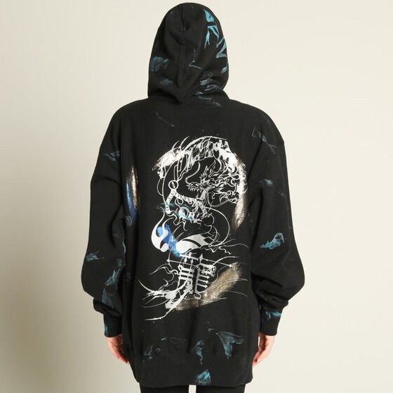 PRE-ORDER : Kamen Rider Build x h.NAOTO Collaboration Pullover (Art Processing) Ryuga Banjo