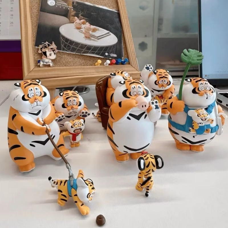 โมเดลได้ 1 ตัว | Panghu I,m Not Fat Tiger - Father & Stubborn Son Series by Funism