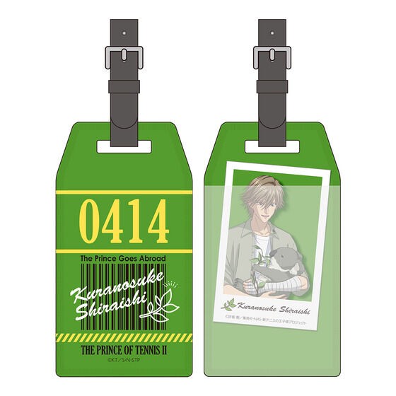 PRE-ORDER : The Prince of Tennis Abroad Ver.K.TOYAMA / SHIRAISHI Luggage Tag with Illustration Sheet