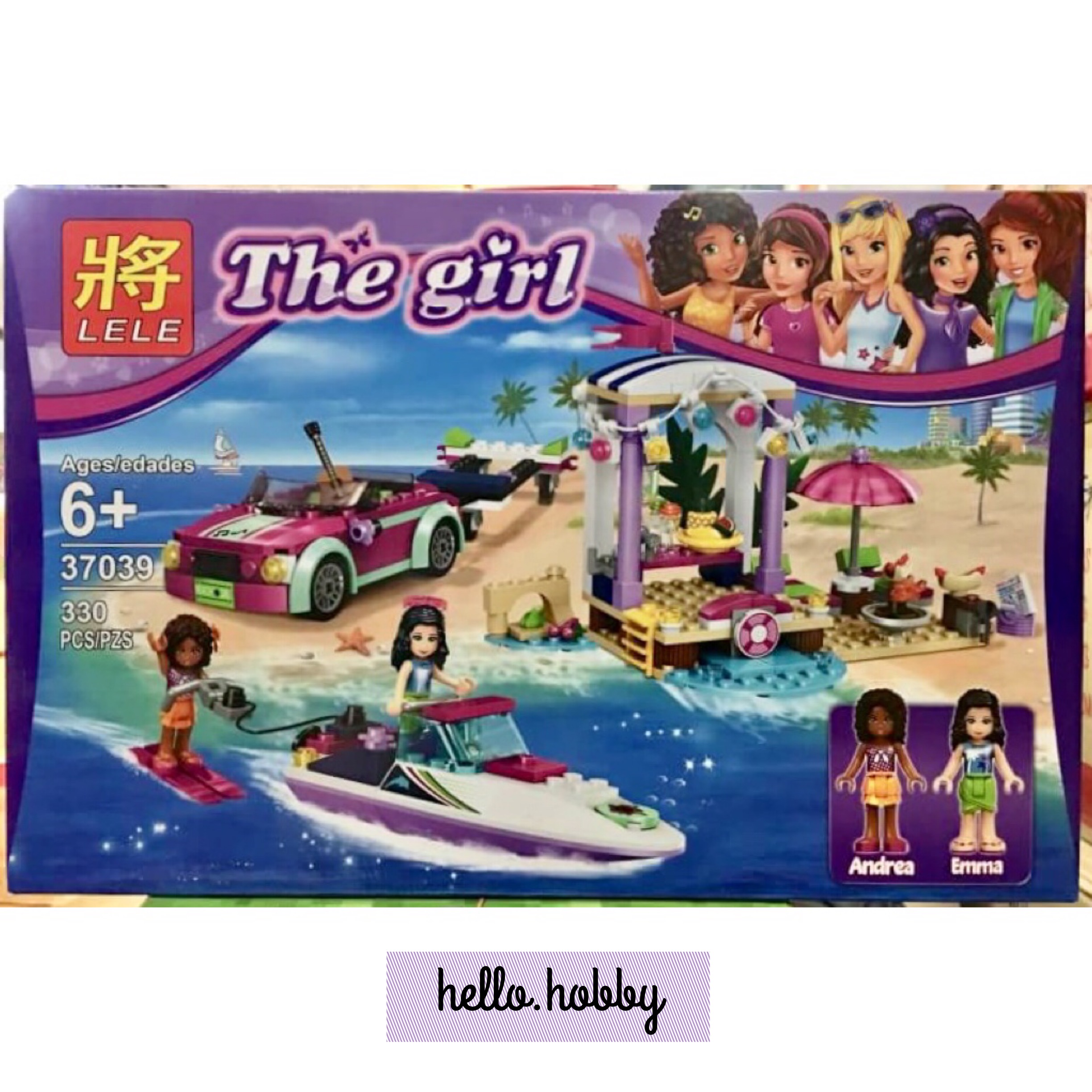 Lele 37039 Friends Andrea’s Speedboat Transporter 330pcs