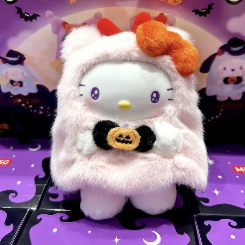 ตุ๊กตาพวงกุญแจ Sanrio - Halloween Candy Carnival Night Series Vinyl Plush Pendant Keychain by Miniso