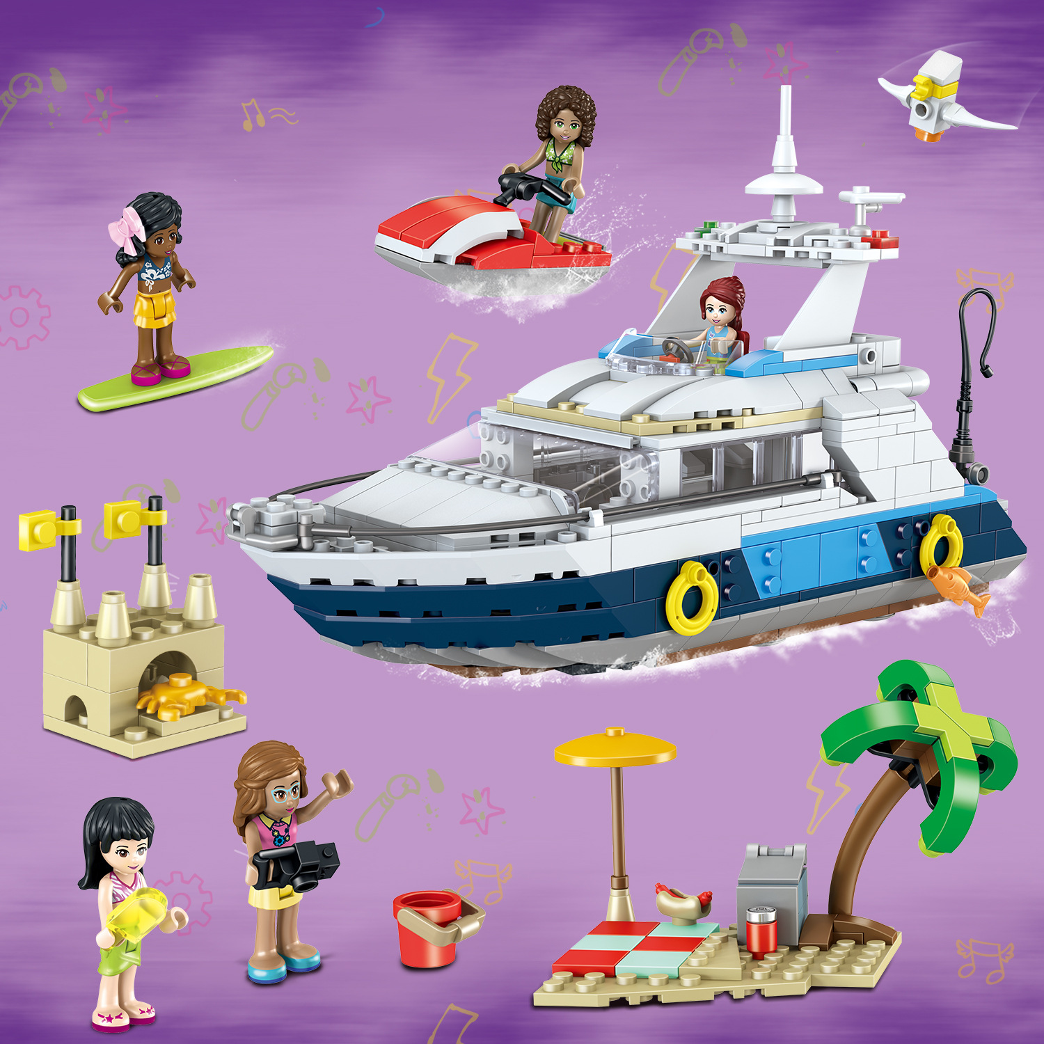 Lele 37083 FRIENDS 621pcs