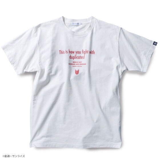 PRE-ORDER : STRICT-G "Mobile Suit Gundam SEED FREEDOM" Famous Lines T-shirt