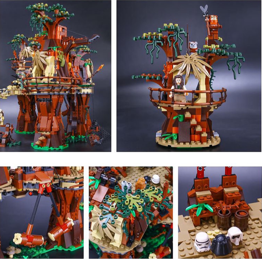 Lepin 05047 Star Wars Ewok Village Star 1990pcs