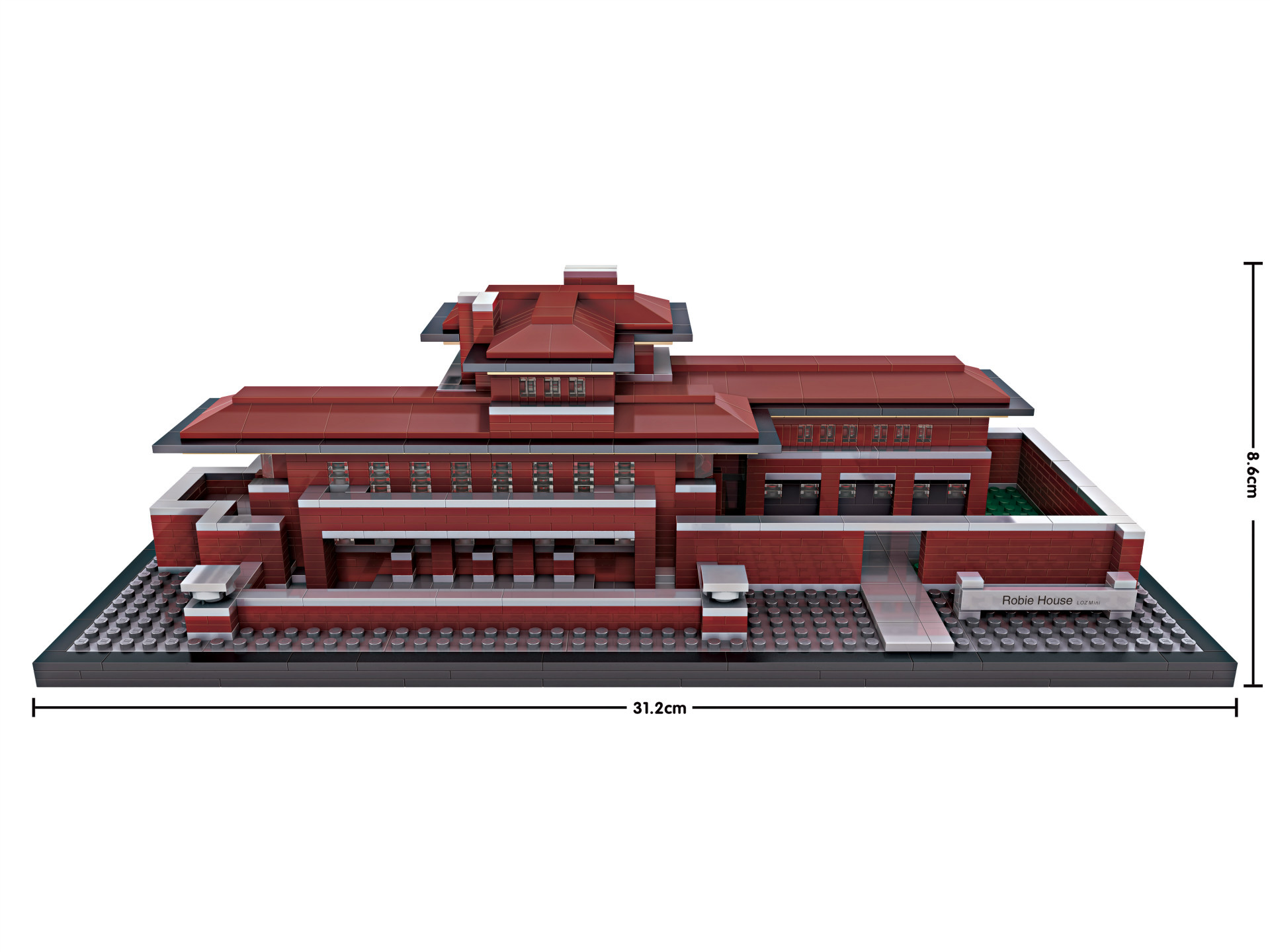 Loz 1018 Robie House 2115pcs