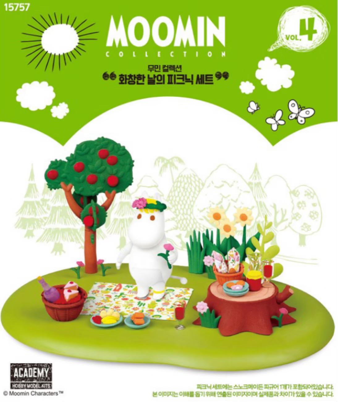 ฟิกเกอร์ Moomin Collection Vol.1-5 by Academy Hobby Model Kits