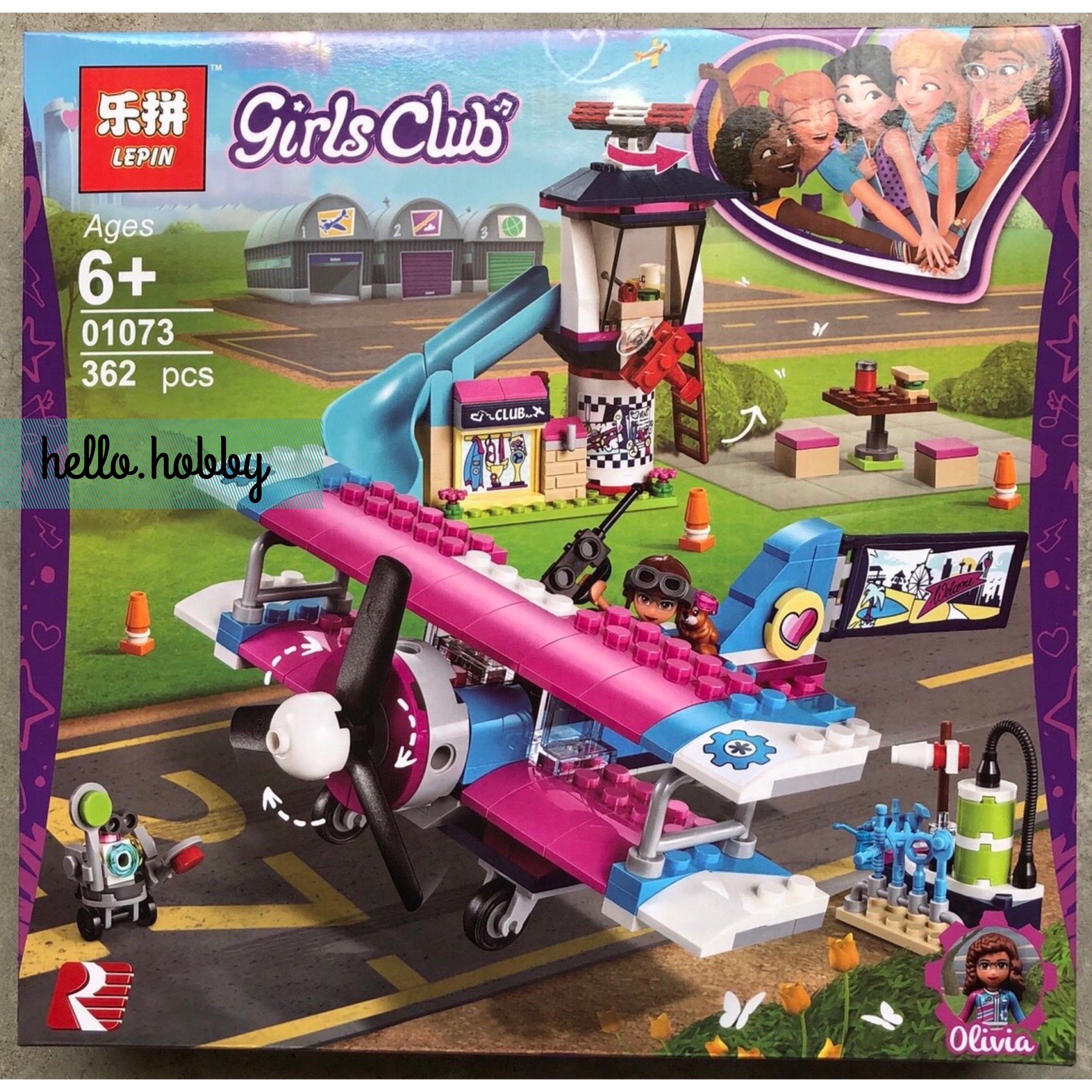 Lepin 01073 Friends Heartlake City Airplane Tour 362pcs
