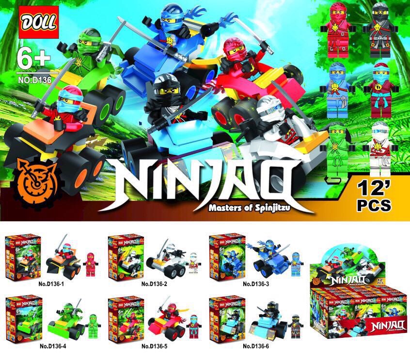 Doll D136 1-6 Ninjago