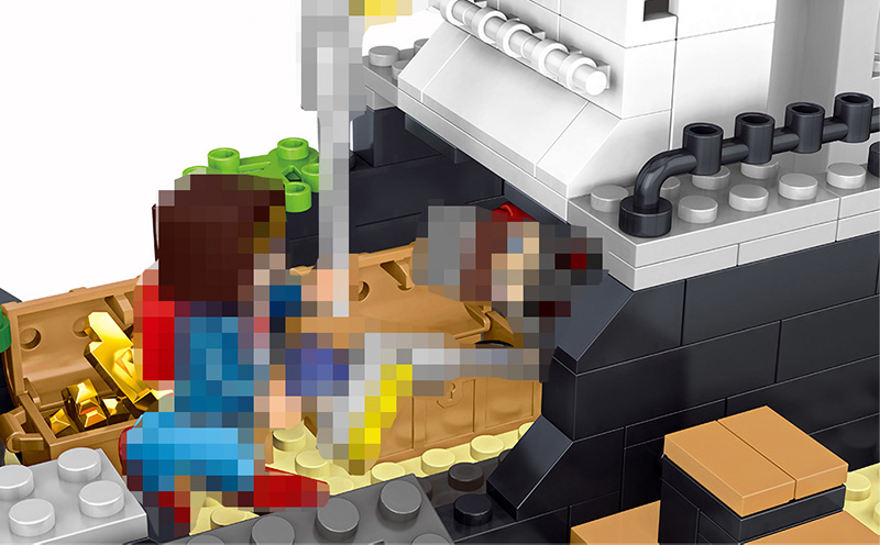 Lele 33029 Minecraft Deep Sea Adventure 351pcs