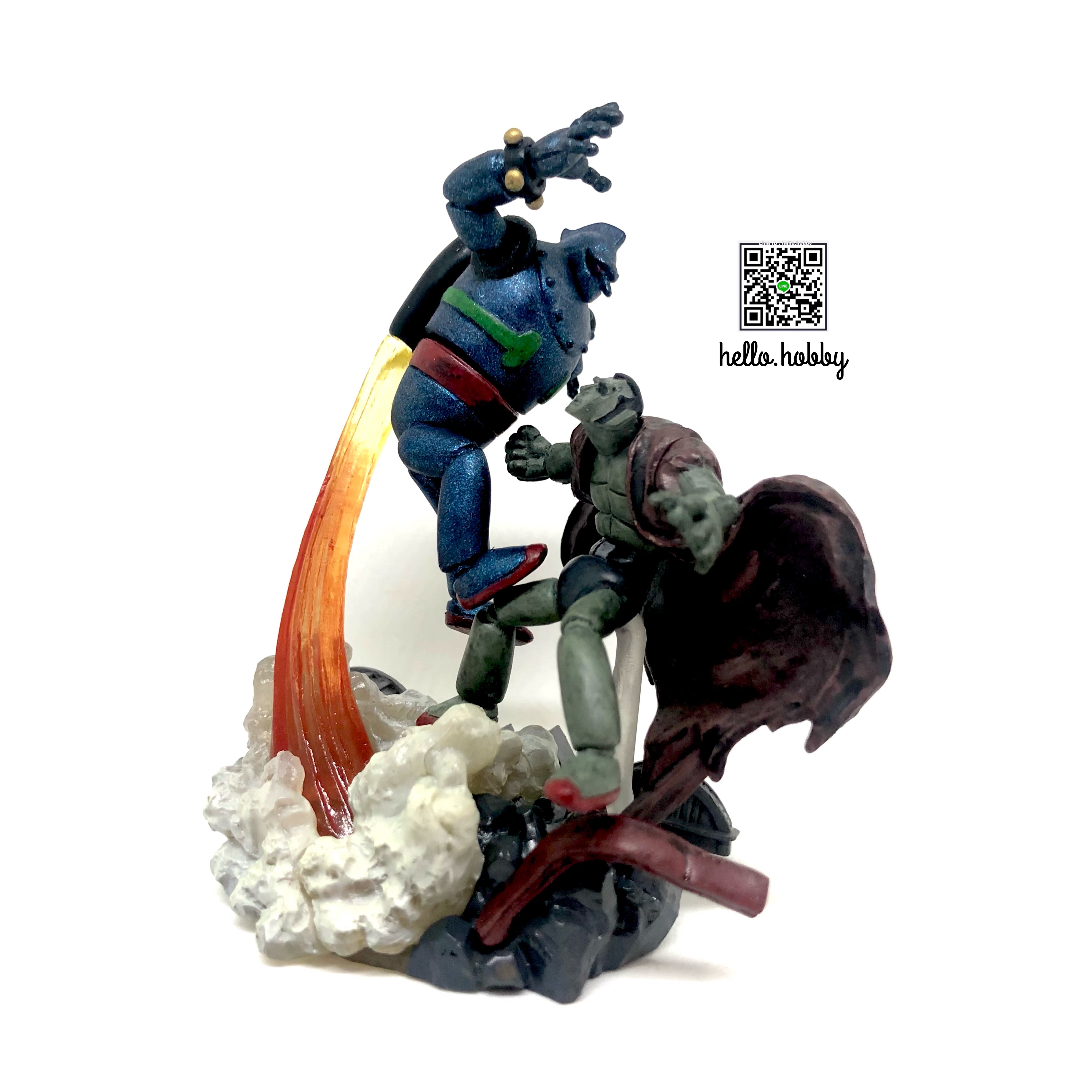 HG Gigantor Tetsujin 28 Imagination Collection Diorama Gashapon (Set of 4)