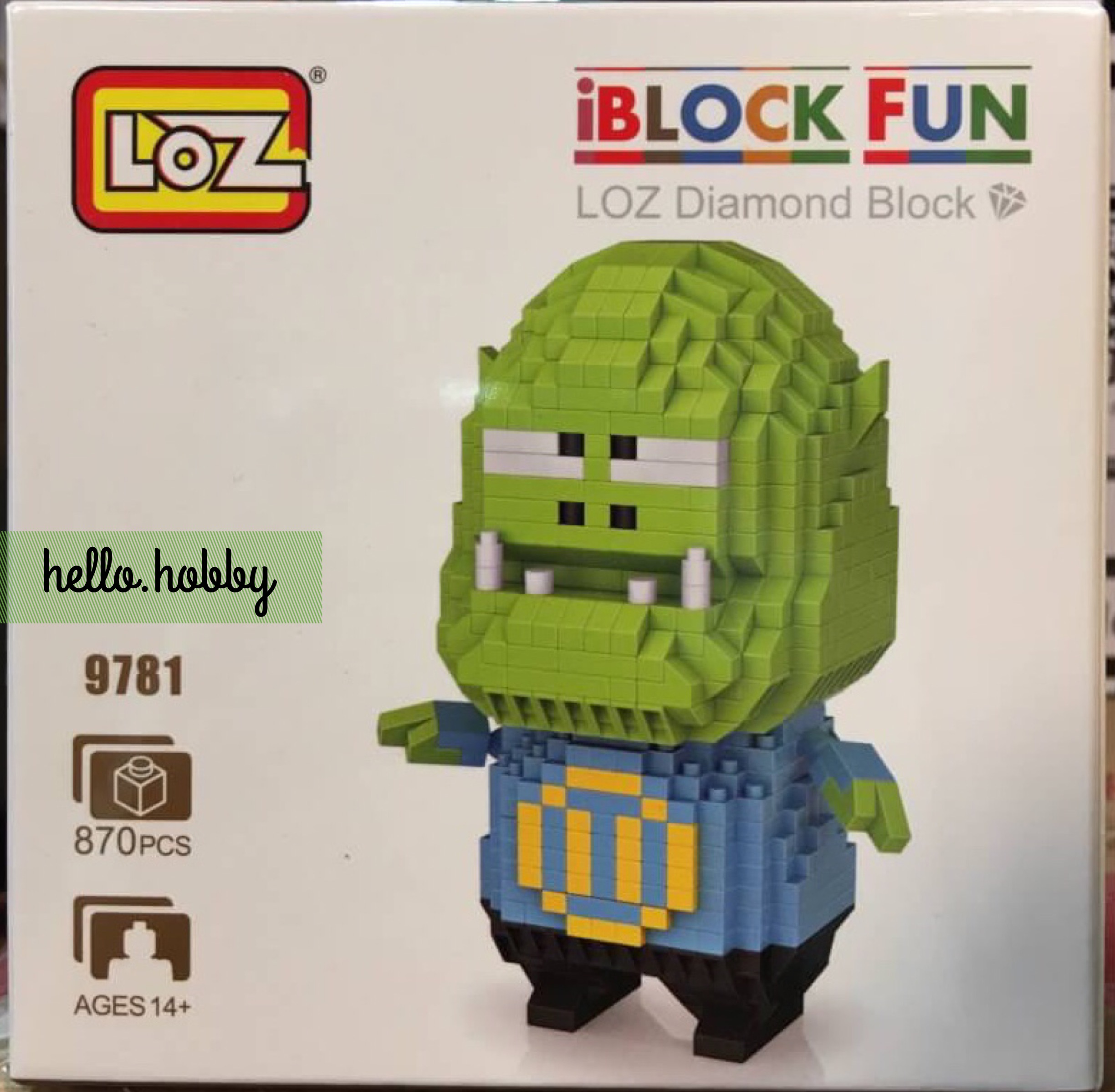 LOZ 9781 I am MT 870pcs