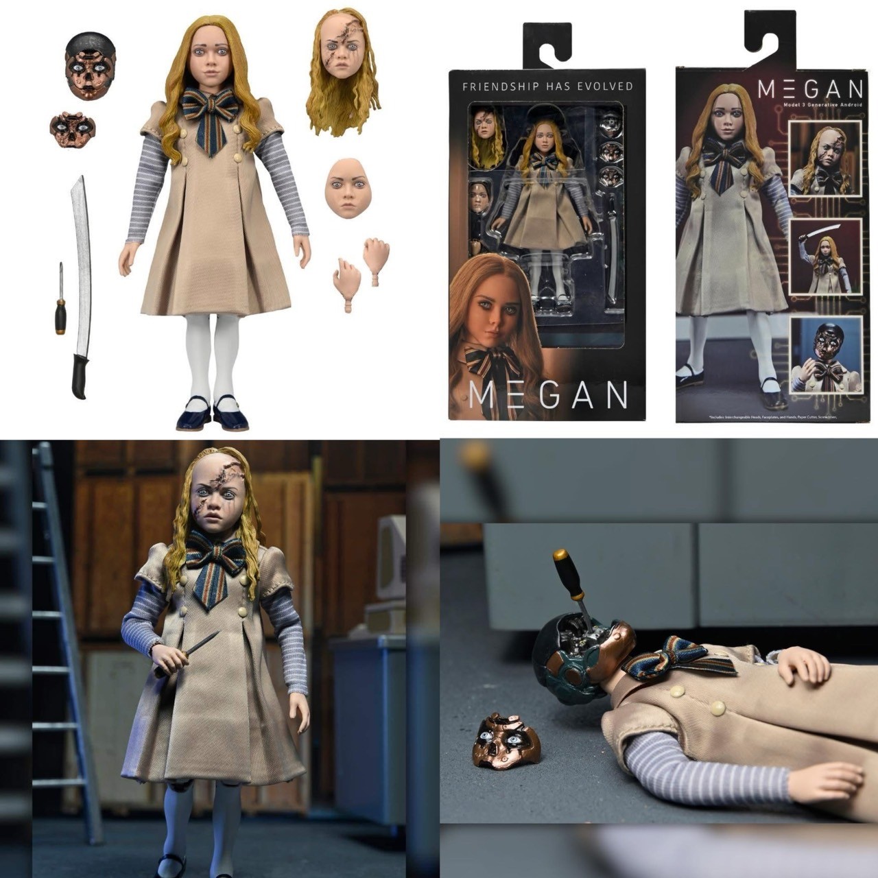 Pre-order : M3GAN 8" Clothed Action Figure by NECA