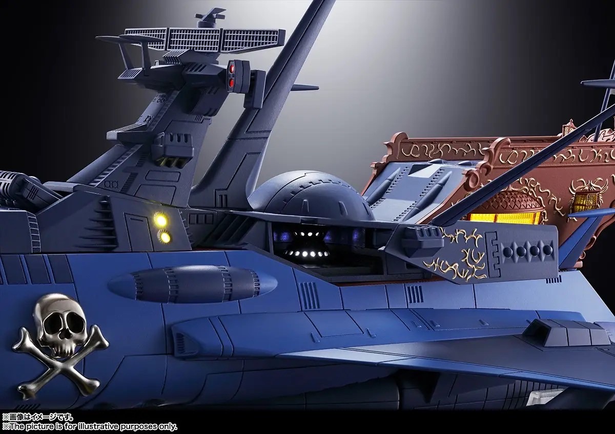 หุ่นเหล็ก Soul of Chogokin - GX-93 Space Pirate Battleship Arcadia - By Bandai