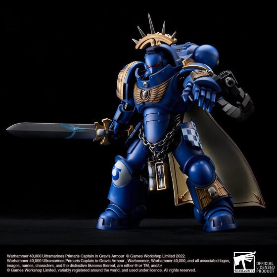 PRE-ORDER : WARHAMMER 40,000 ULTRAMARINES PRIMARIS CAPTAIN IN GRAVIS ARMOUR