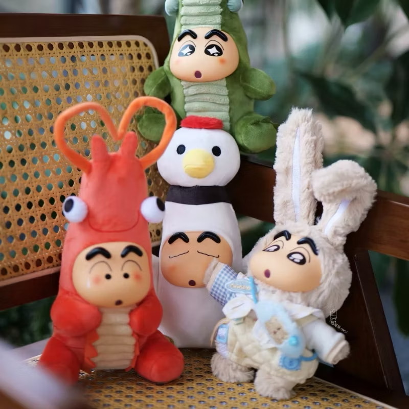 ตุ๊กตา สกุชชี่ ชินจัง Crayon Shinchan Growing Fun Series by 52Toys