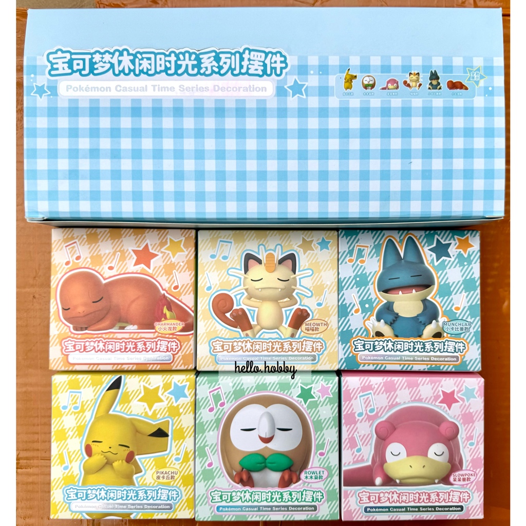 โมเดล โปเกม่อน ลิขสิทธิ์แท้ Pokémon - Casual Time Series by Langbowang